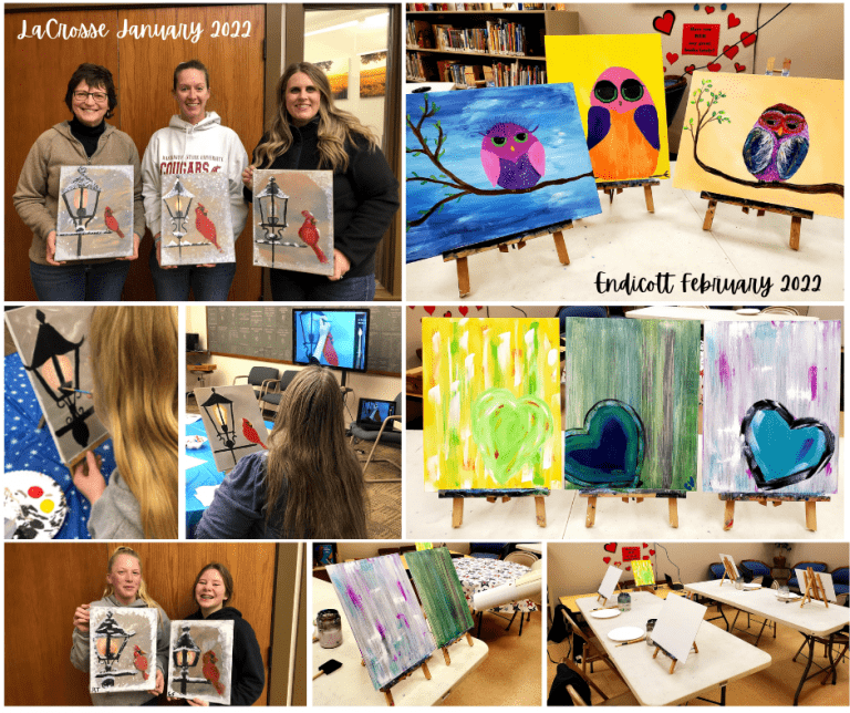 Paint Nights at LaCrosse and Endicott Libraries Whitman County Library