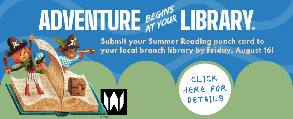 Summer Reading starts in Whitman County on Monday, June 3! Click here for details. 